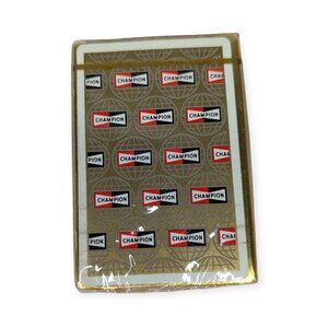 Vintage Champion Spark Plug Company Toledo Ohio Promotional Playing Cards Sealed
